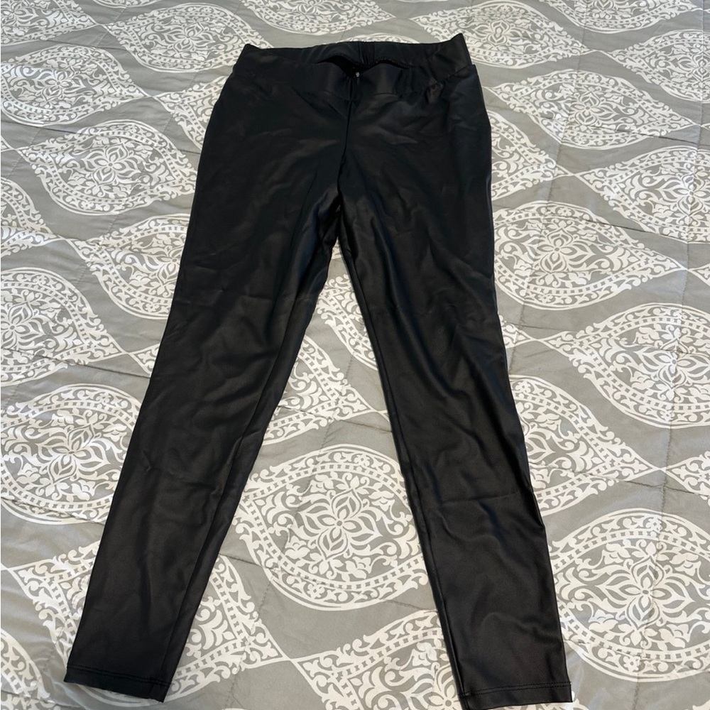 Torrid Black Faux Leather Pants